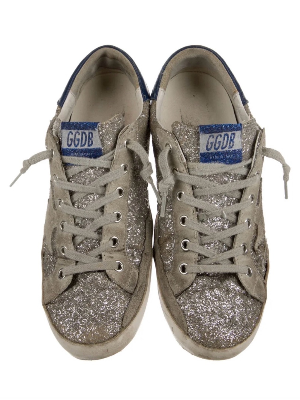 Golden Goose Superstar Sneakers – Glitter – Size 39 / US 9